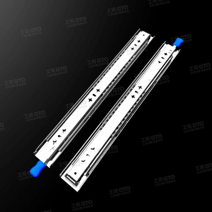 三节重型工业滑轨带锁还是阻尼更好？冷轧钢还是 304 不锈钢？一文读懂！插图4